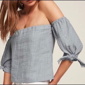 REFORMATION OFF SHOULDER TOP